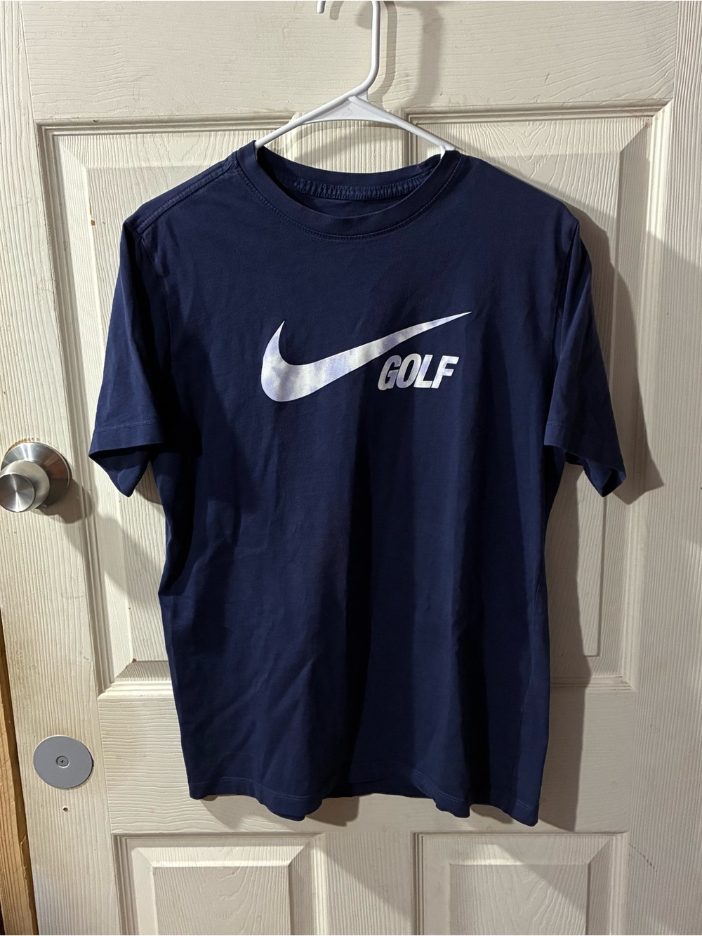 Nike Golf Men's Navy Short Sleeve Logo Tee